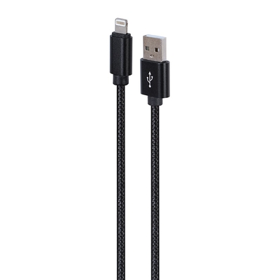 Product Καλώδιο USB Gembird CCDB-mUSB2B-AMLM-6 Cotton braided 8-pinwith 1.8 m, Black base image