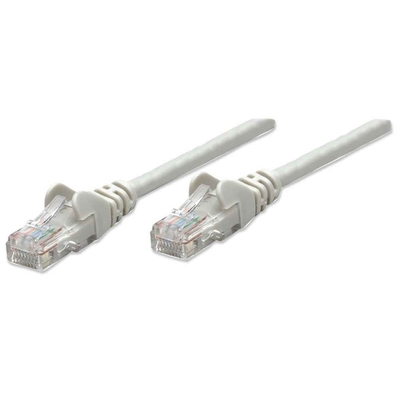 Product Καλώδιο Δικτύου Intellinet Cat6, 0.5m, Grey, CCA, U/UTP, PVC, RJ45, Gold Plated base image