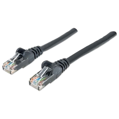 Product Καλώδιο Δικτύου Intellinet Cat6, 3m, Black, CCA, U/UTP, PVC, RJ45, Gold Plated base image