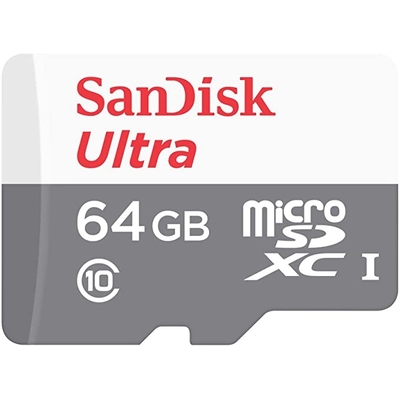 Product Κάρτα Μνήμης microSDXC 64GB SanDisk SDSQUNR-064G-GN3MN Class 10 base image