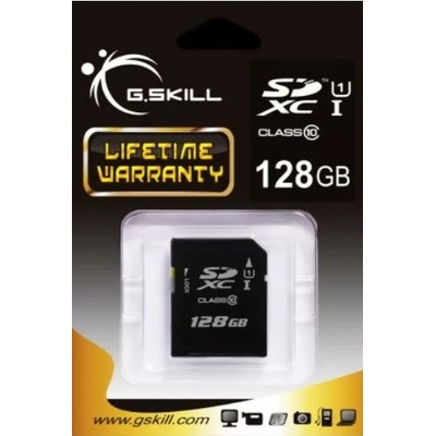 Product Κάρτα Μνήμης SDXC 128GB G.Skill CLASS 10 UHS-I base image
