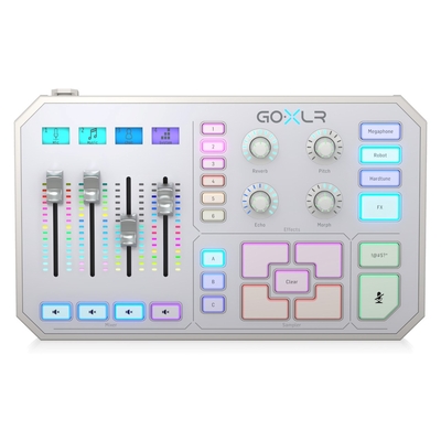 Product Κονσόλα Ήχου TC Helicon GO XLR-WH - USB audio mixer and interface, White base image