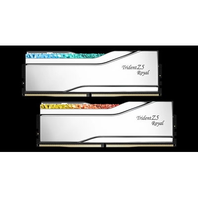 Product Μνήμη RAM Σταθερού DDR5 96GB G.Skill Trident Z5 Royal RGB 2x48GB 6400MHz CL32 XMP3 Silver base image