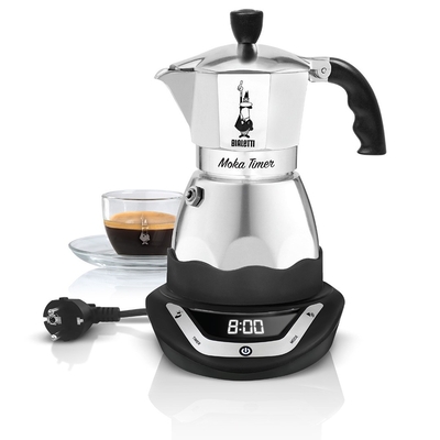 Product Μπρίκι Espresso Bialetti Moka Timer Fully-auto Electric moka pot base image