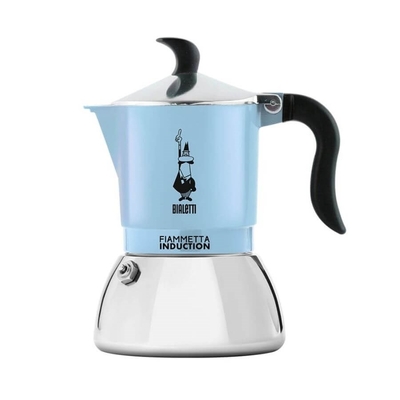Product Μπρίκι Espresso Bialetti Primavera Fiammetta Induction blue 2TZ cafe 100ml base image