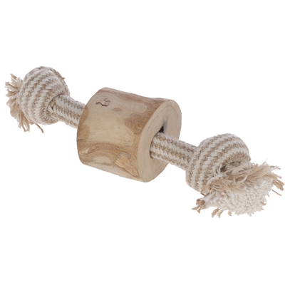 Product Παιχνίδι Σκύλου Kerbl Jute and cotton dog tug, coffee wood - natural toy - 20 cm base image