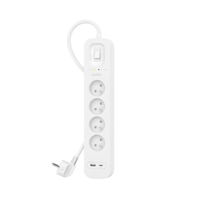 Product Πολύπριζο Belkin SRB001CA2M surge protector White 4 AC outlet(s) 2 m base image