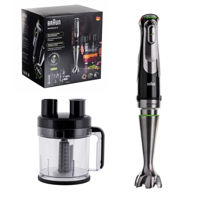 Product Ραβδομπλέντερ Braun MultiQuick 9 MQ 9195XLI 2 L 1200W Black, Stainless steel base image