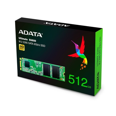 Product Σκληρός Δίσκος M.2 SSD 512GB Adata Ultimate SU650 Serial ATA III 3D NAND base image