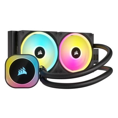 Product Υδρόψυξη Επεξεργαστή Corsair H100I kit 12 cm Black base image