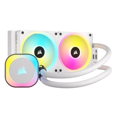 Product Υδρόψυξη Επεξεργαστή Corsair H100I Processor Hybrid cooler 12 cm White base image