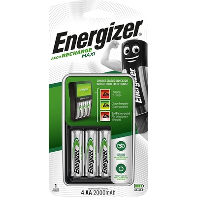 Product Φορτιστής Μπαταριών Energizer Maxi ACCU HR6 POW + 2 AA 2000 mAh batteries base image