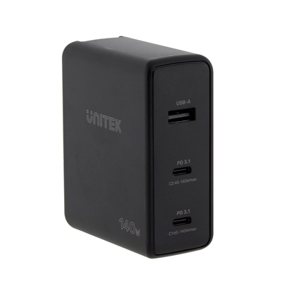 Product Φορτιστής Πρίζας 140W Unitek P1115A Black base image
