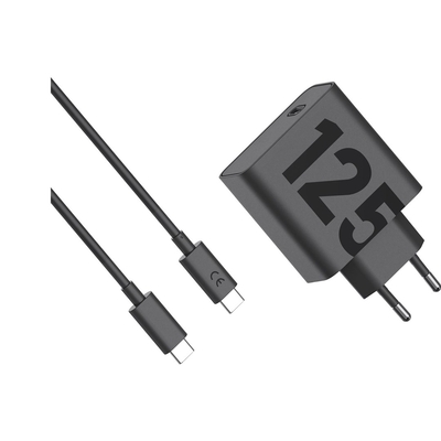 Product Φορτιστής Πρίζας Motorola TurboPower 125W Type-C, 1m C-C cable, Black base image