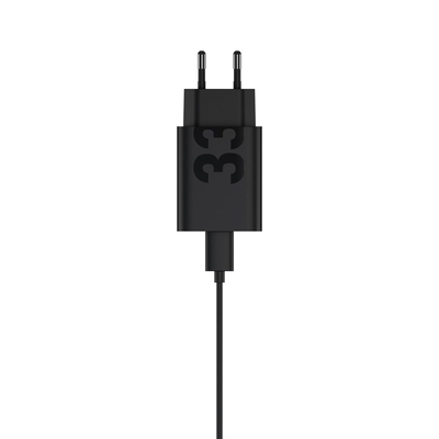 Product Φορτιστής Πρίζας Motorola TurboPower 33W Type-C, 1m C-C cable, Black base image
