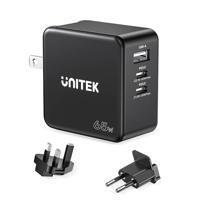 Product Φορτιστής Πρίζας Unitek P1117B Black base image