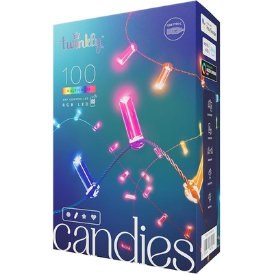 Product Χριστουγεννιάτικα Λαμπάκια Twinkly LED TWKC100RGB-G 6 M Candle shape base image