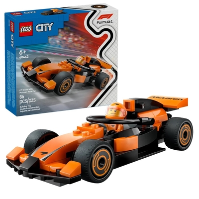 Product Lego City 60442 F1 Driver With Mclaren Race Car base image