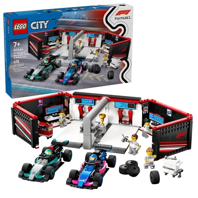 Product Lego City 60444 F1 Garage & Mercedes-Amg & Alpine Cars base image