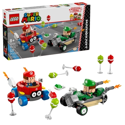 Product Lego Super Mario 72034 Mario Kart - Baby Mario Vs. Baby Luigi base image