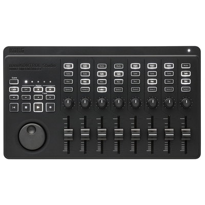 Product Midi Keyboard Korg nanoKONTROL Studio  Black base image