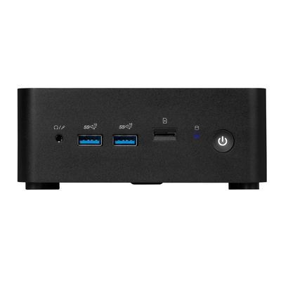 Product Mini MSI Cubi NUC 1M-002EU Intel Core 5 120U 8GB DDR5-SDRAM 512GB SSD Windows 11 Pro Black base image