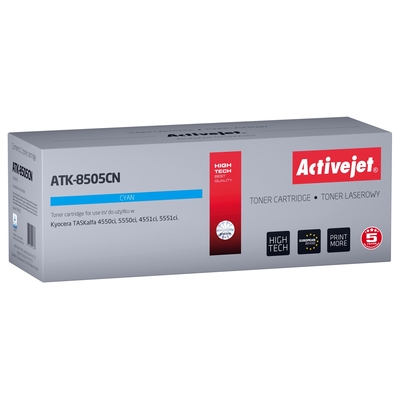 Product Toner Συμβατό Activejet ATK-8505CN (for Kyocera TK-8505C| Supreme| 20000 pages| cyan) base image