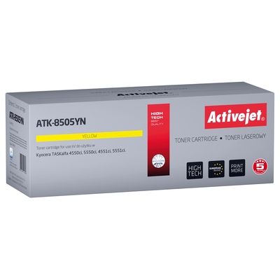 Product Toner Συμβατό Activejet ATK-8505YN (for Kyocera TK-8505Y| Supreme| 20000 pages| yellow) base image