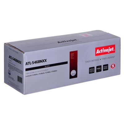 Product Toner Συμβατό Activejet ATL-546BNXX (for Lexmark C546U1KG| Supreme| 8,000 pages| Black) base image