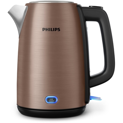 Product Βραστήρας Philips Viva Collection HD9355/92 1.7 L 2060W Black, Copper base image