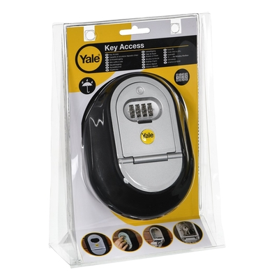 Product Κλειδοθήκη Τοίχου Yale Y500/187/1 Key box opened with combination lock base image