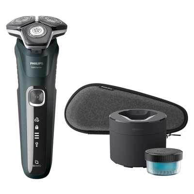 Product Ξυριστική Μηχανή Philips Series 5000 S5884/50 men's Rotation Trimmer Black, Green base image