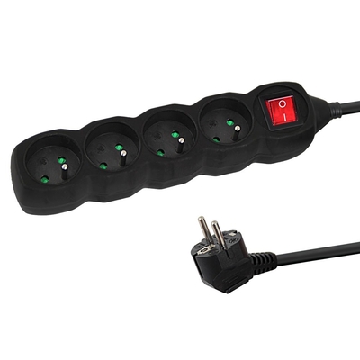 Product Πολύπριζο Esperanza ELK212K Power strip 4GN/1,5M Black base image