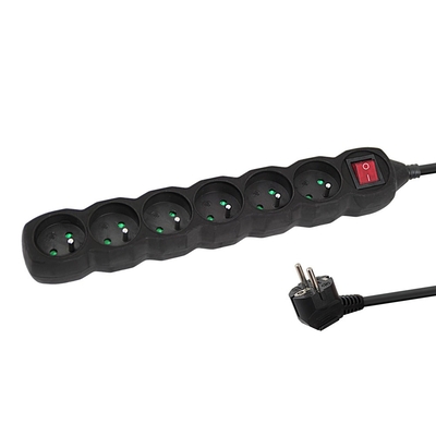 Product Πολύπριζο Esperanza ELK217K Power strip 6GN/1,5M Black base image