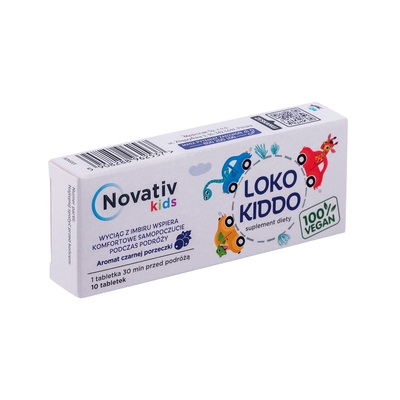 Product Συμπλήρωμα Διατροφής Novativ Kids LOKOKIDDO 10 tablets base image