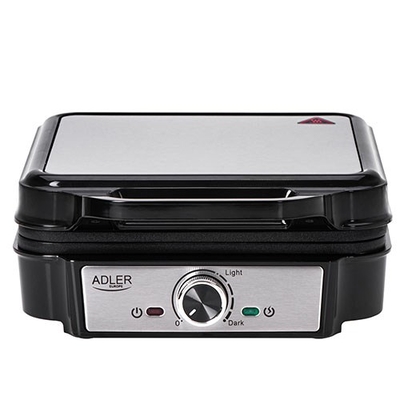 Product Τοστιέρα Γκριλιέρα Adler AD 3083 waffle iron 4 waffle 1800W Black, Silver base image