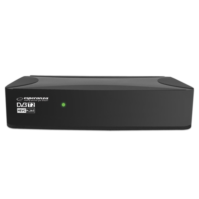 Product Ψηφιακός Δέκτης Esperanza EV108R TV set-top box Cable Black base image
