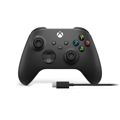 Product Gamepad Microsoft Xbox Wireless + USB-C Black Analogue / Digital base image