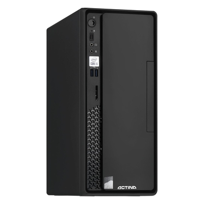 Product PC Actina 5901443382621 Intel Core i3-14100 8GB DDR4-SDRAM 1TB SSD Win11 Home Mini Black base image