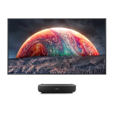 Product Projector Hisense 100L9HD Ultra short throw 3000 ANSI lumens DLP UHD 4K (3840x2160) Black base image
