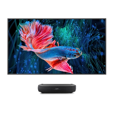 Product Projector Hisense 120L9HA Ultra short throw 3000 ANSI lumens DLP UHD 4K (3840x2160) Black base image