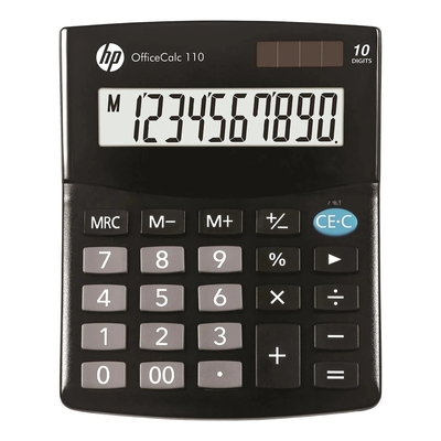 Product Αριθμομηχανή HP-OC 110/INT BX Black base image