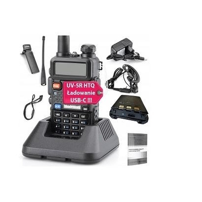 Product Ασύρματος Πομποδέκτης Baofeng UV-5R HTQ USB-C WALKIE-TALKIE base image
