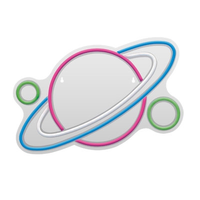 Product Διακοσμητικό Φωτιστικό Actis ACS-NEON PLANET LED neon base image