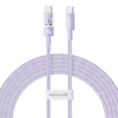 Product Καλώδιo USB Baseus Gem Type-C to Type-C fast charging 2m 100W Purple base image
