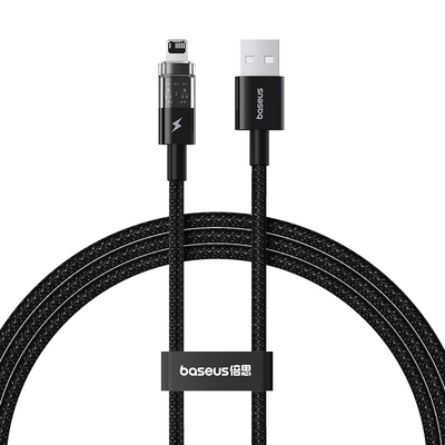 Product Καλώδιo USB Baseus Gem USB to IP 2.4A fast charging 1m Black base image