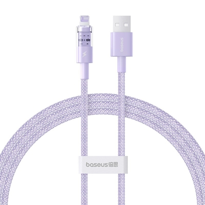 Product Καλώδιo USB Baseus Gem USB to IP 2.4A fast charging 1m Purple base image