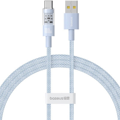 Product Καλώδιo USB Baseus Gem USB-A to Type-C fast charging 1m 100W Blue base image