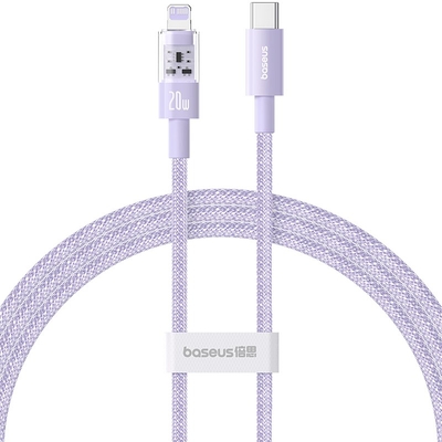 Product Καλώδιo USB Baseus Gem USB-C to iP fast charging 1m 20W Purple base image