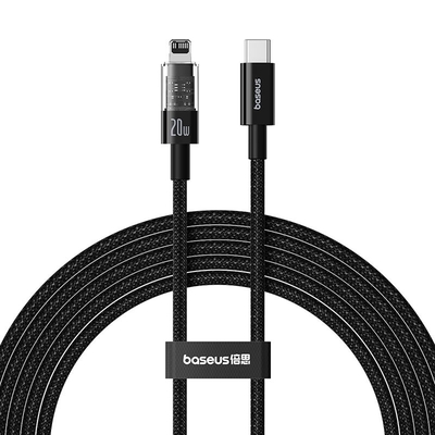 Product Καλώδιo USB Baseus Gem USB-C to iP fast charging 2m 20W Black base image